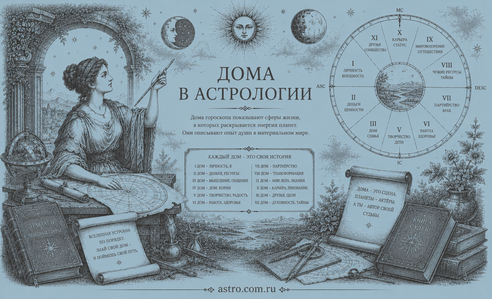 Дома в астрологии