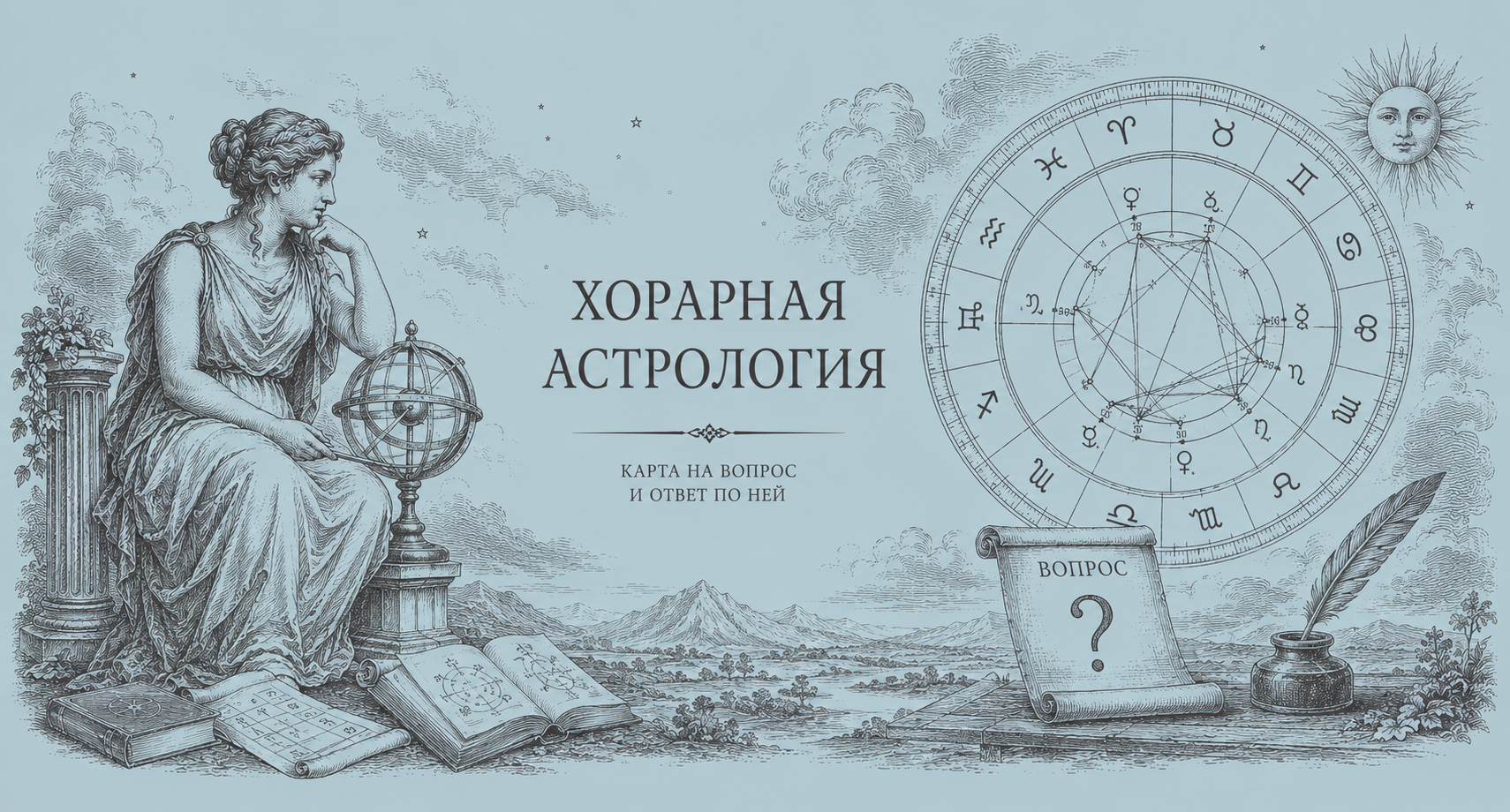 Хорарная астрология: карта на вопрос и ответ по ней